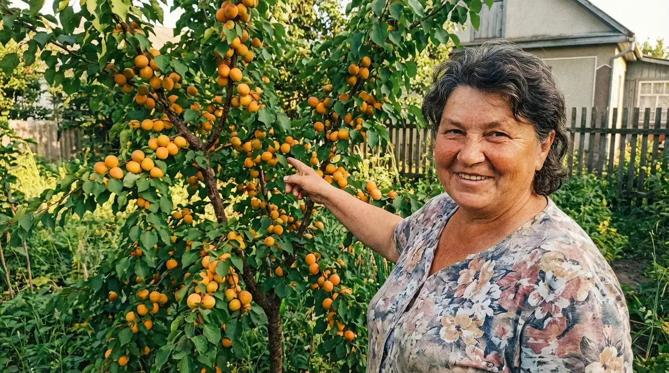 Наталія з урожаєм